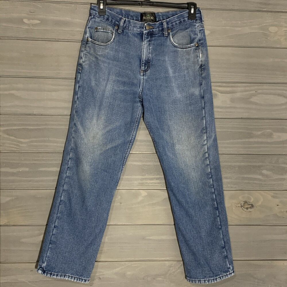Redhead Fleece Lined Jeans Mens 33x30 Straight Leg